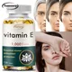 Vitamin E Capsules - Easily Absorbed Form - Supports Skin Heart and Immune Health - Non-GMO