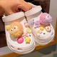 DIY Candy Color Plush Ball Shoes Charms for Croc Furry Ball Cute Charms for Crocs Hole Shoe