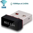 Mini USB WiFi Adattatore 150M Scheda di rete wireless RTL8188 MT7601 USB2.0 WiFi Ethernet Ricevitore