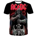 Estate uomo abbigliamento personalità Hip-hop Rock Music Style 3D Print T-Shirt moda Casual oversize