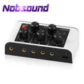 Nobsound Mini Mixer Stereo portatile a 4 canali Mixer Audio a bassissimo rumore per monitoraggio