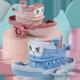 1Pc Baby Bath Toys For Children Baby Bath Swimming Clockwork Toy Cute Boat Beach Water Bath Toy For Kid Gifts