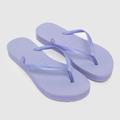 Havaianas slim flatform sandals in lilac