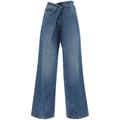 'ines' Baggy Jeans With Folded Waistband