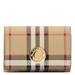 Vintage Check Logo-plaque Wallet