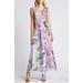 Floral Sleeveless Georgette Maxi Dress