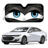 Car Windshield Sun Shade Keep Cool in Your Car with this Cartoon Eyes Car Windshield Sun Shade 4 Free Suction Cups