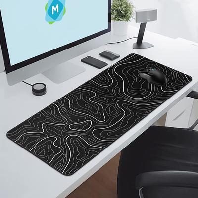 Gaming Mouse Pad Large Keyboard Pad 31.5 x 11.8in Topographic Mouse Pad for Keyboard Extended Desk Pad Keyboard Pad Mouse Mat