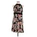 INC International Concepts Casual Dress: Black Print Dresses - Women's Size Medium