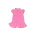 Ralph Lauren Dress - Shirtdress: Pink Solid Skirts & Dresses - Size 6 Month
