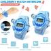 DEELLEEO 2-Pack Kids Walkie Talkies Watches 2 Way Radio Toy Walkie Talkies for Kids Multifunction Children Walkie Talkies for Girls Boys Outdoor Games Adventures Camping Hiking for 3-12 Year