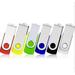 USB Flash Drive USB 2.0 Thumb Drives Bulk Colorful USB Memory Stick Zip Drive Jump Drives for Data Storage File Sharing (Random Color)