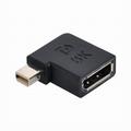 Chenyang Angled Mini DisplayPort 1.4 Male to DP Female 8K 60hz Adapter Ultra-HD UHD 4K 144hz 7680*4320 for Video PC Laptop Monitor