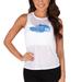 "Women's Concepts Sport White Philadelphia 76ers Infuse Lightweight Slub Knit Tank Top"