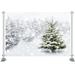 Winter Forest Christmas Trees Backdroop Kids Family Portrait Snowy Snowflake Background Child Baby Photostudio Props