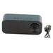 Mini Bluetooth Speaker Heavy Bass Dual Alarm Clock Portable Wireless Speaker with LED Display Blue