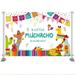 Fiesta Baby Shower Backdrop Taco Bout Little Boy Colored Flag Background Mexican Fiesta Baby Shower Party Supplies