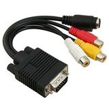 SVGA to 3 RCA Adapter VGA to 3 RCA Adapter SVGA to S-Video Adapter SVGA to 3 RCA Cable