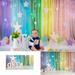 Newborn 1st Birthday Backdrops Floral Cake Table Party Baby Printed Backdrop Circus Artistic Child Background