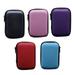 Headphone Bag Charger Storage Case Mesh Pocket for Cable Data Line with Zipper 5 Pcs