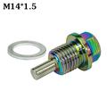 M14x1.5 Car Engine Magnetic Oil Drain Plug Screw Nut Bolt Sump Universal M6Z5?? S9X7