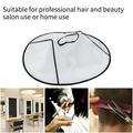 Hair Cutting Kit - Vobor Barber Hair Cutting Umbrella Cape Hairdressing Salon Gown Haircut Hairdresser Cloak for Adult(WHITE)