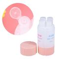 Pink Travel Bottles Hair Conditioner Dispensing Containers Toiletries Portable