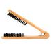 Hairdressing Comb Vobor Professional Wooden Splint-style Hairstyling Double Brushes Anti-static Hair Straightener Tool