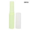 Eddwiin 10pcs Empty Lip Balm Tube Lip Gloss Container DIY Lipstick Making Accessory(Green)