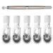 Tattoo Pen Set Dekaim Dekaim Tattoo Set Double-end Eyebrow Tattoo Pen + Roller Eyebrow Needles Makeup Tool(Large Roller Needles)