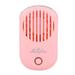 Eyelashes Fan Mini Eye Lash Dryer Portable USB Rechargeable Handheld Fan Dryer Air Conditioning Blower for Eyelash Extension Supplies (Pink)