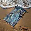 Serviette de plage tortue de mer, serviettes de plage pour voyage, serviette à séchage rapide pour nageurs, serviettes de plage résistantes au sable pour femmes, hommes, filles et enfants, serviettes