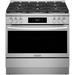 Frigidaire 30" 4.6 cu.ft. Freestanding Natural Gas, Stainless Steel in White | 36.5 H x 30 W x 26 D in | Wayfair GCFG3661AF