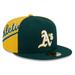 Men's New Era Green/Gold Oakland Athletics Gameday Sideswipe 59FIFTY Fitted Hat