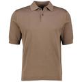 Marc O'Polo Herren Poloshirt in Strick-Optik Regular Fit, oliv, Gr. M