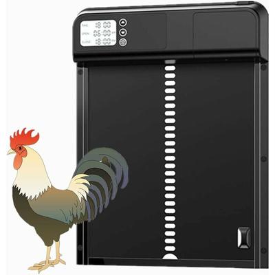 XVX - Nouveau Porte De Poulailler Automatique,3.0 Smart Metal Chicken coop Door,Porte Animale en