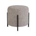 Universal Furniture Coalesce Metal Accent Stool Polyester/Upholstered/Metal in Black/Brown/Gray | 19 H x 22 W x 22 D in | Wayfair U301382