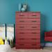Ebern Designs Mountview 7 - Drawer Dresser Wood in Brown | 49 H x 31.5 W x 16.5 D in | Wayfair EE99245BA4C54FFF8212C995ABC3620A