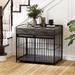 Tucker Murphy Pet™ Furniture Style Dog Crate w/ 2 Drawers in Gray | 35.3 H x 39.2 W x 26.6 D in | Wayfair 95B9F8903CF14EAFBA90358966EDFC12