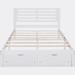 Winston Porter Rito Platform Storage Bed Wood in Brown/Green/White | 40.6 H x 54.1 W x 75 D in | Wayfair 7072C575BBB240FEBA047984B4265F74
