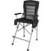 Inbox Zero Yessenia Fabric Padded Extra Folding Chair Metal/Fabric in Black | 52 H x 23.6 W x 28.5 D in | Wayfair E9453C25A8A241FEA401550E50CDD03E