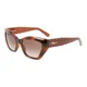 Salvatore Ferragamo , Dark Tortoise/Brown Havana Sunglasses Sf1043S ,Brown female, Sizes: 54 MM