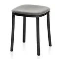 Emeco 1 Inch Small Stool, Upholstered - 1 INCH 18 DARK PC CAQUE03