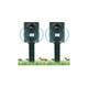2023 2X Ultrasonic Garden Cat Repeller, Cat Repeller with Ground Stake Prevent Dogs and Cats, Birds, for Gardens, Fields, Nurseries, Waterproof