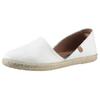 Espadrille VERBENAS "Carmen Nucleo", Damen, Gr. 35, weiß, Leder, unifarben, klassisch, Schuhe, Sommerschuh, Schlupfschuh, Slipper, Loafer zum Schlupfen