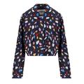 ESSENTIEL ANTWERP FONS BLUE CROPPED JACKET