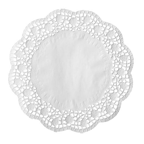 PAPSTAR 100 Tortenspitzen rund Ø 32 cm weiss Image