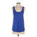 Lilly Pulitzer Active Tank Top: Blue Activewear - Women's Size Small