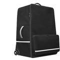 ORKELS Padded Stroller Bag with Wheels for Airplane Travel Compatible with UPPAbaby Vista, Vista V2, Cruz, Cruz V2, Gate Check Stroller Carry Bag, Foldable Stroller Storage Bag Durable Backpack, Black