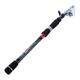 Fishing Rod Telescopic Fishing Rod EVA Handle Carbon Fiber Spinning Fishing Rod Protable Travel Carp Fishing Rod 1.8-3.0M Fishing Combos (Color : Red, Size : 2.1m)
